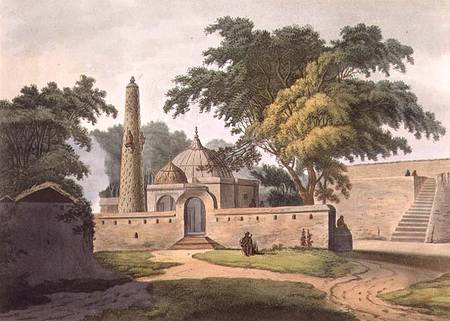The Burial Place of a Peer Zada, Anopther, plate 6 from 'Twenty Four Views in Hindostan' von Colonel Francis Swain Ward