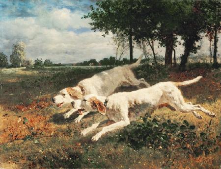 Laufende Hunde 1853