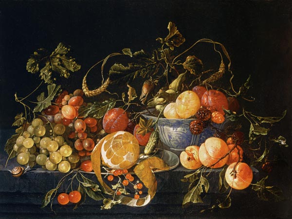 A Still Life of Fruit von Cornelis de Heem