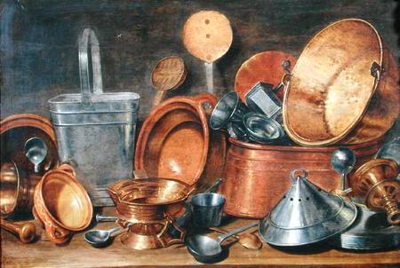 Still Life with Kitchen Utensils von Cornelis Jacobsz Delff