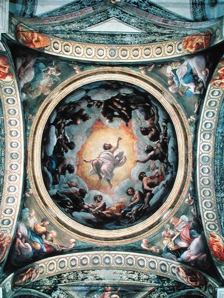 The Vision of St. John on Patmos von Correggio (eigentl. Antonio Allegri)
