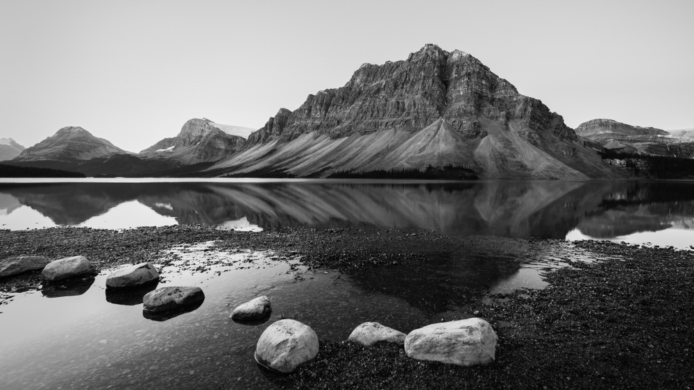 Bow Lake Morgen von Craig Harding