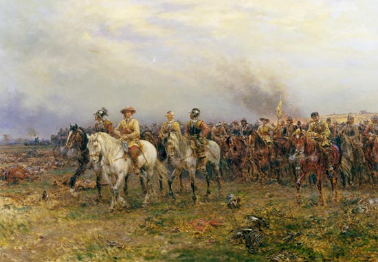 Cromwell after the Battle of Marston Moor - Detail von Ernst Crofts