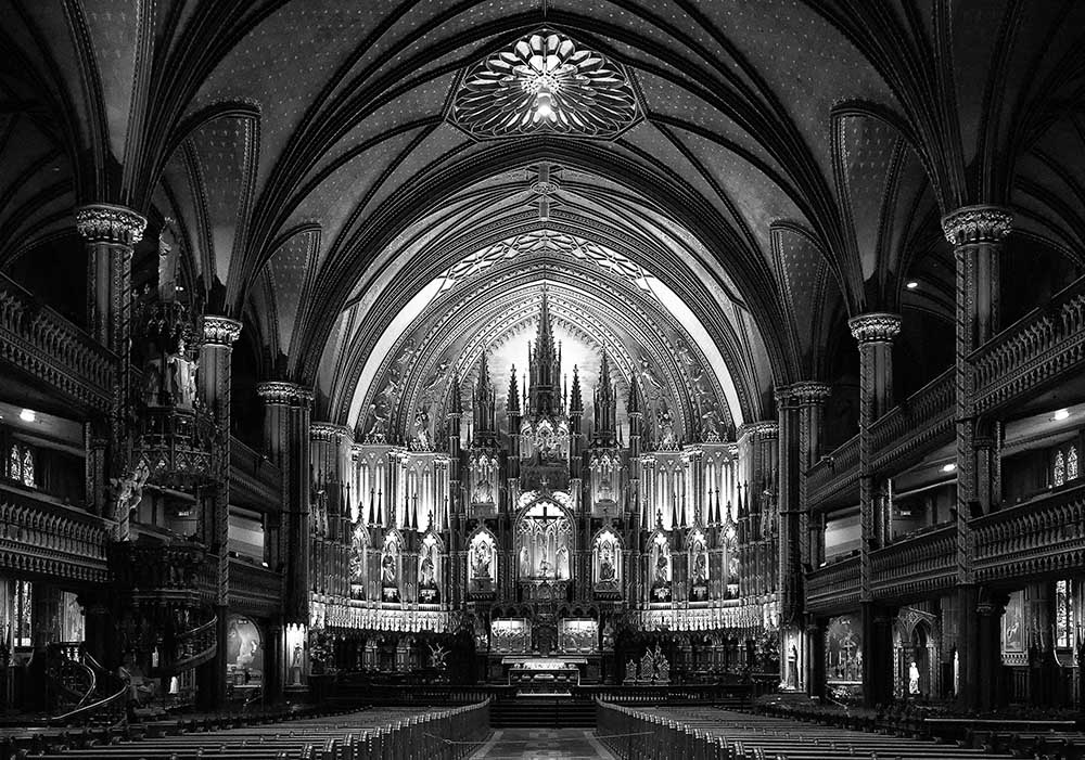 Notre-Dame-Basilika von Montreal von C.S. Tjandra