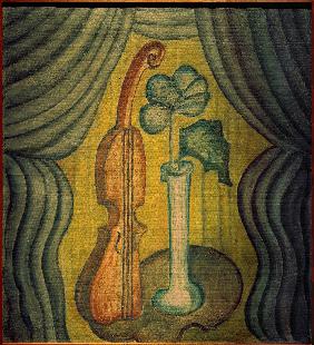 Stilleben mit Geige 1920-01-01