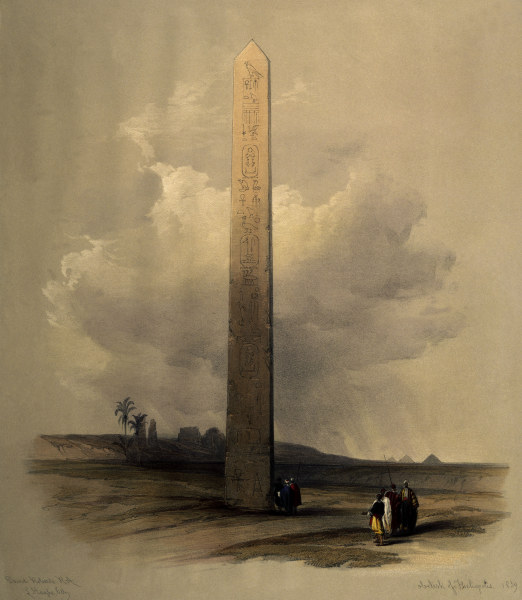 Heliopolis, Obelisk von D. Roberts