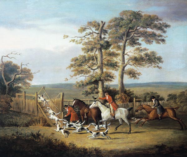 Hunting Scene von D. the Younger Wolstenholme