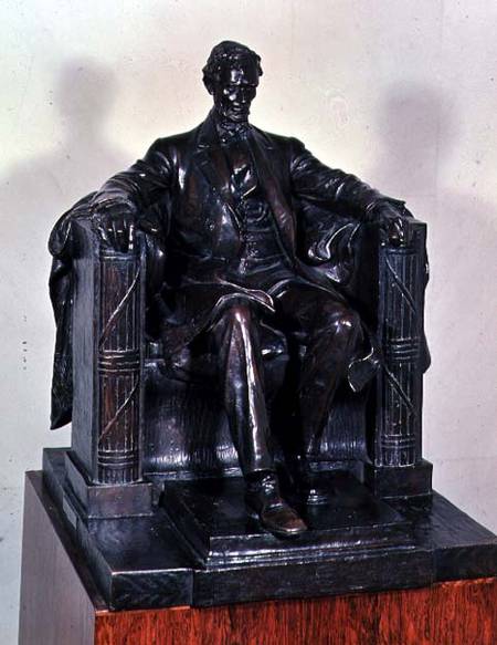 Abraham Lincoln (1809-65) Sixteenth President of the United States of America von Daniel Chester French
