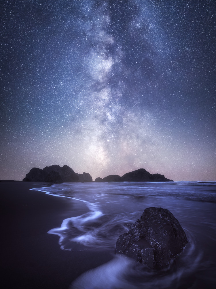 Oregon-Küste bei Nacht von Daniel Gastager