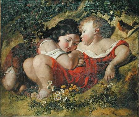 Children in the Wood von Daniel Maclise