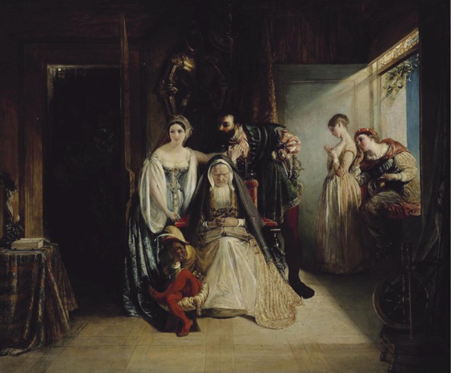 Franz I. und Diane de Poitiers von Daniel Maclise