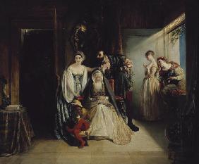 Franz I. und Diane de Poitiers 1834