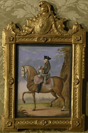 Frederick II on horseback von Daniel Nikolaus Chodowiecki