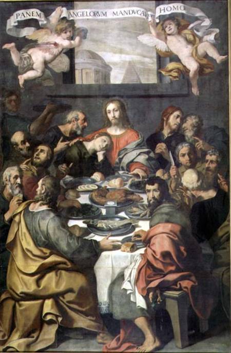 The Last Supper (for detail see 85153) von Daniele Crespi
