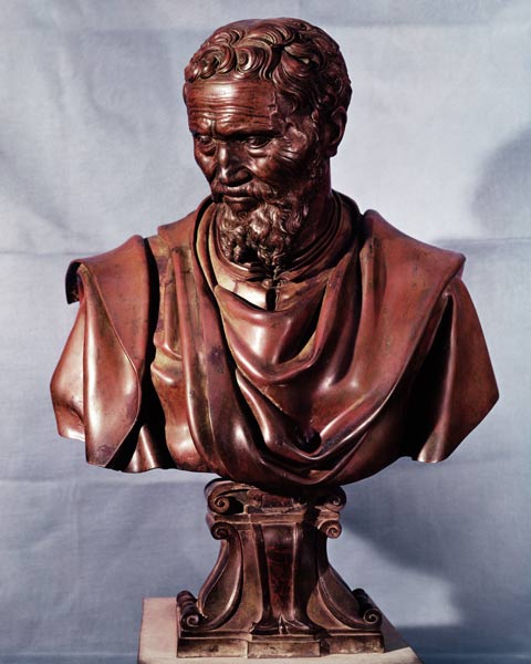 Bust of Michelangelo Buonarroti (1475-1564) von Daniele  da Volterra