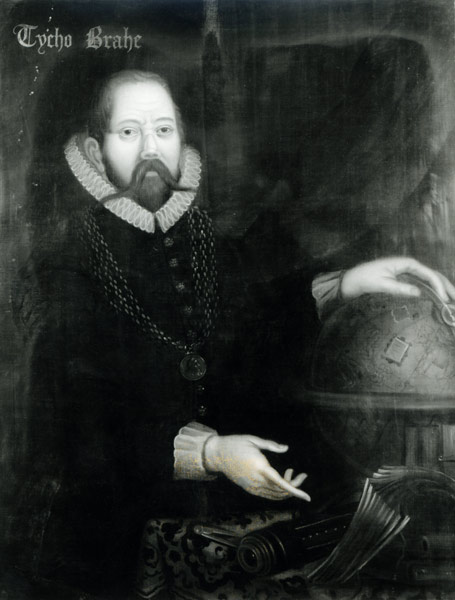 Tycho Brahe (1546-1601)  (b&w photo) von Danish School