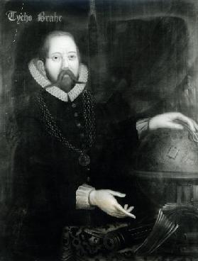 Tycho Brahe (1546-1601)  (b&w photo)