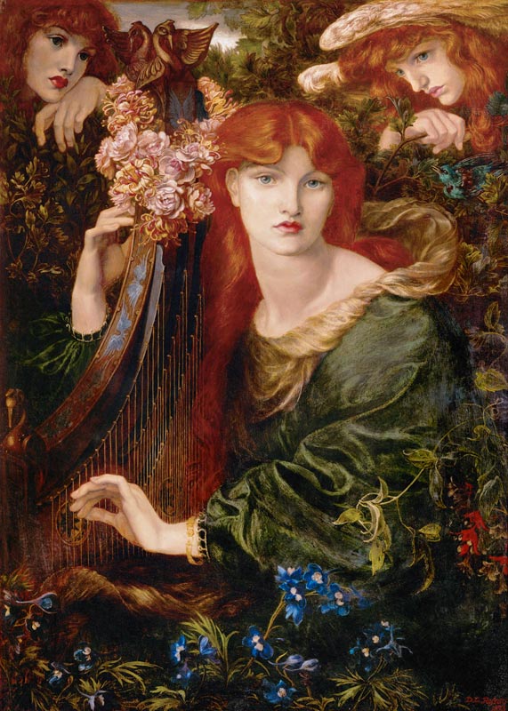 La Ghirlandata von Dante Gabriel Rossetti