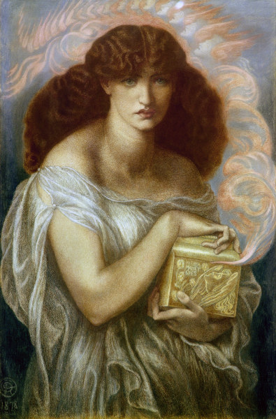 Dante Gabriel Rossetti / Pandora von Dante Gabriel Rossetti