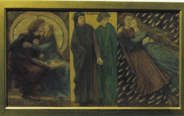 D.G.Rossetti, Paolo und Francesca von Dante Gabriel Rossetti