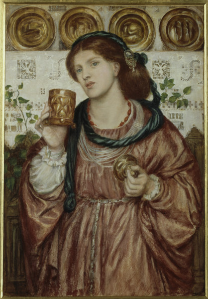 D.Rossetti, The Loving Cup, 1867. von Dante Gabriel Rossetti