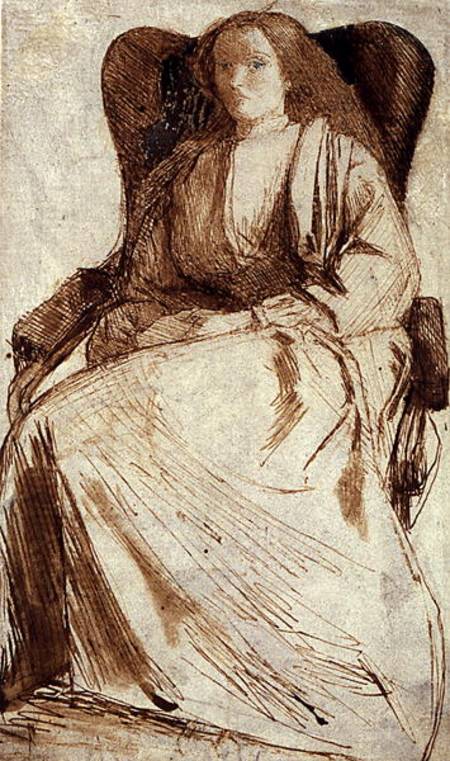 Elizabeth Siddall (d.1862) von Dante Gabriel Rossetti