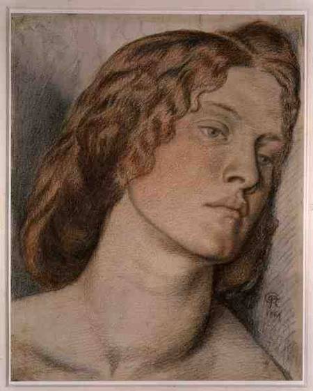 Fanny Cornforth, Study for 'Fair Rosamund' von Dante Gabriel Rossetti