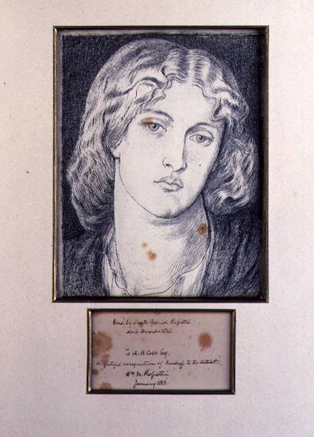 Head von Dante Gabriel Rossetti