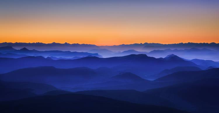 Misty Mountains von David Bouscarle