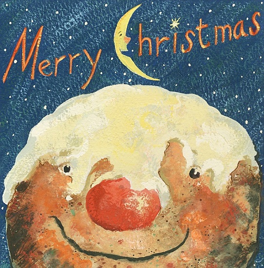 Merry Christmas Pudding von David  Cooke