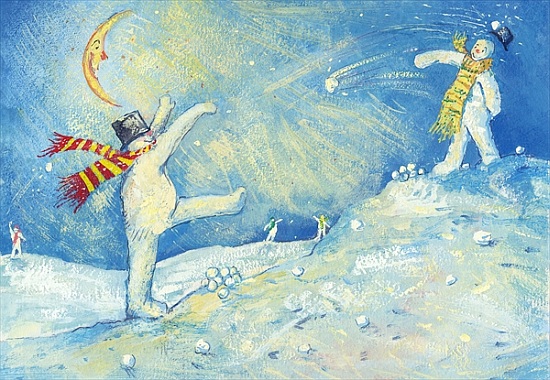 Snowmens Midnight Fun von David  Cooke