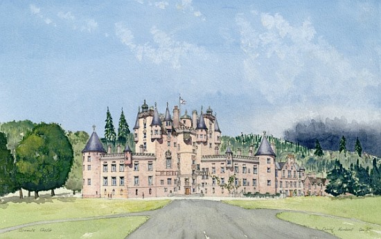 Glamis Castle, Tayside (w/c)  von David  Herbert