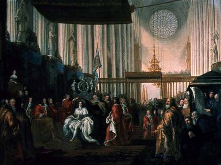 Coronation of Karl XI (1655-97) von David Klocker Ehrenstrahl