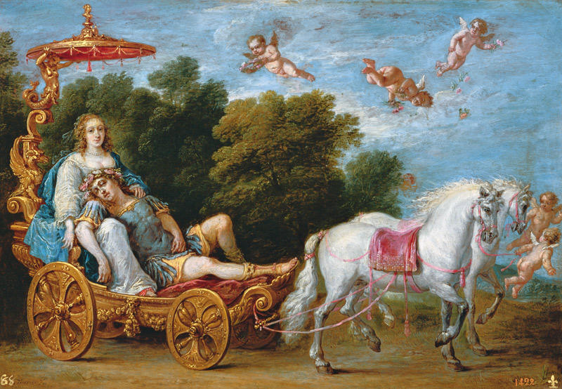The Abduction of the Sleeping Rinaldo to the Fortunate Isle von David Teniers