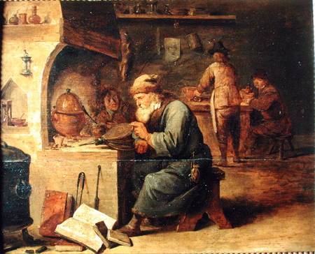 An Alchemist von David Teniers