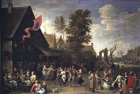 The Consecration of a Village Church von David Teniers