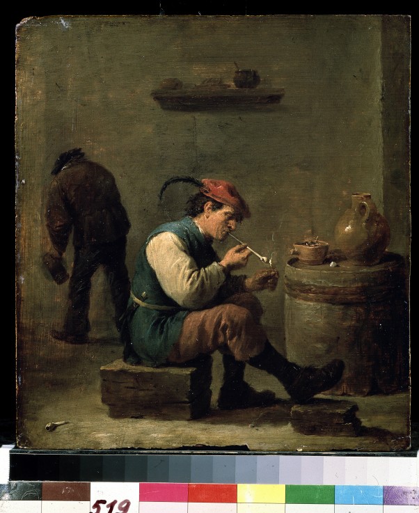 Der Raucher von David Teniers