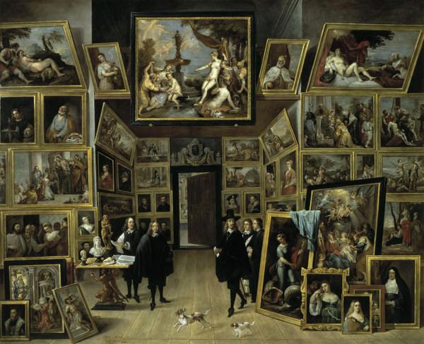 Teniers d.J., Leopold Wilhelm in Galerie von David Teniers
