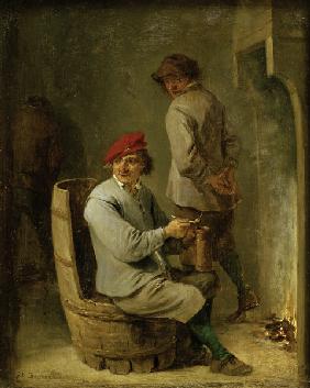 David Teniers d.J., Raucher auf einem ..
