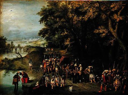 Baptism of the Chamberlains von David Vinckboons