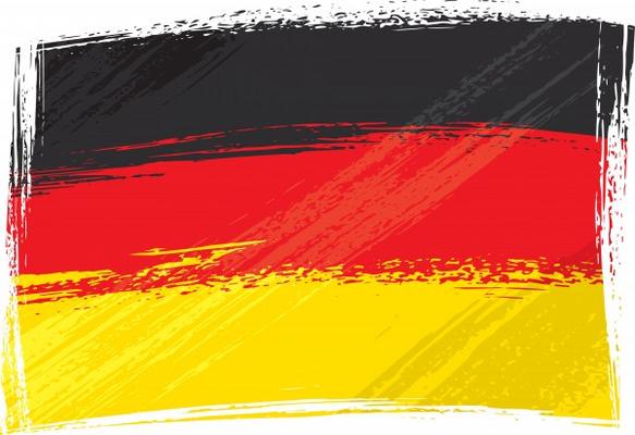 Grunge Germany flag von Dawid Krupa