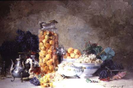 Still life of apricots and other fruit von Denis Pierre Bergeret