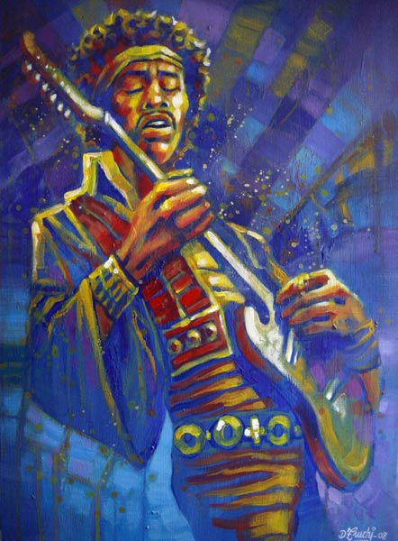 Jimi Hendrix - 2 von Denis Truchi