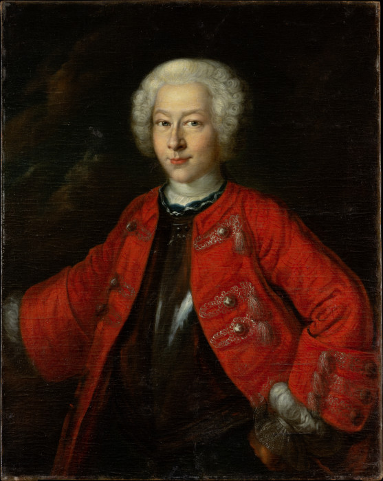 Bildnis Holzhausen, Hieronymus Georg von (1726-1755) von Deutscher Meister um 1740/1750