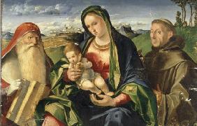 B.Diana, Maria mit Kind u.Heiligen