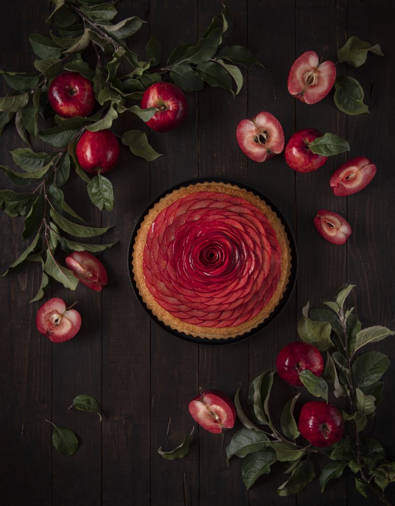 Redlove-Äpfel-Frangipane-Torte von Diana Popescu