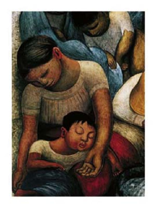 La Noche de Los Pobres von Diego Rivera