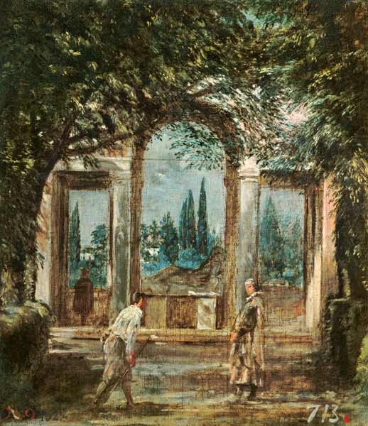 Ariadnepavillon der Villa Medici zu Rom von Diego Rodriguez de Silva y Velázquez