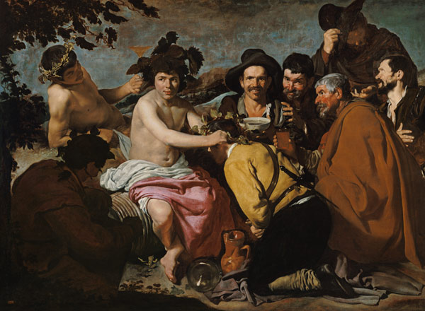 Die Trinker II von Diego Rodriguez de Silva y Velázquez