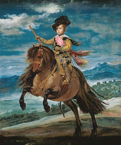 Prinz Baltasar Carlos zu Pferde von Diego Rodriguez de Silva y Velázquez